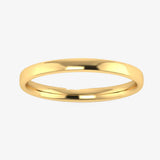 2mm Band Classic Soft Court Wedding Ring