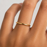 2mm Band Classic Traditional Court Wedding Ring
