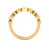 "Elisa" Sparkling Wishbone Diamond Eternity Ring ET70 - HEERA DIAMONDS