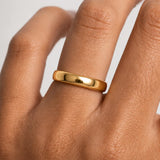 3.5mm Band Classic Soft Court Wedding Ring