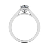 "Rain" Solitaire Pear Cut Diamond Engagement Ring SSPS02 - HEERA DIAMONDS