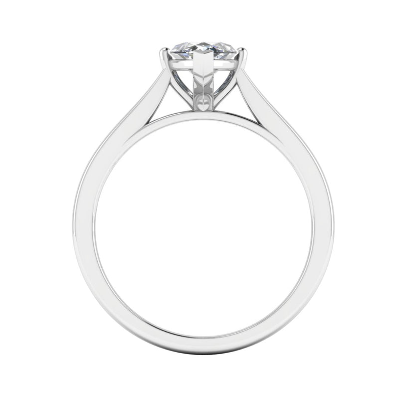 "Eden" Solitaire Marquise Cut Diamond Engagement Ring SSMC04 - HEERA DIAMONDS