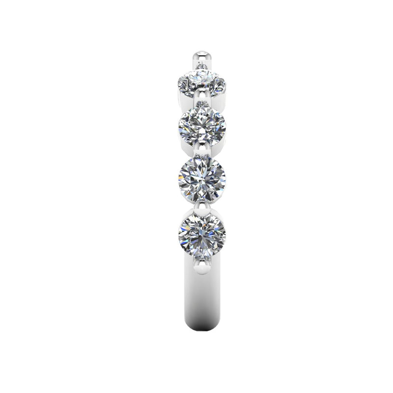 "Clio" Bubble 1.60ct Round Brilliant Diamonds Open Eternity Ring ET10 - HEERA DIAMONDS