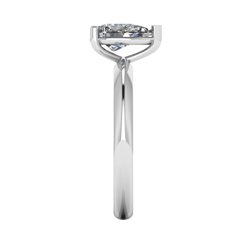 "Astrid" Solitaire Pear Cut Diamond Engagement Ring SSPS08 - HEERA DIAMONDS