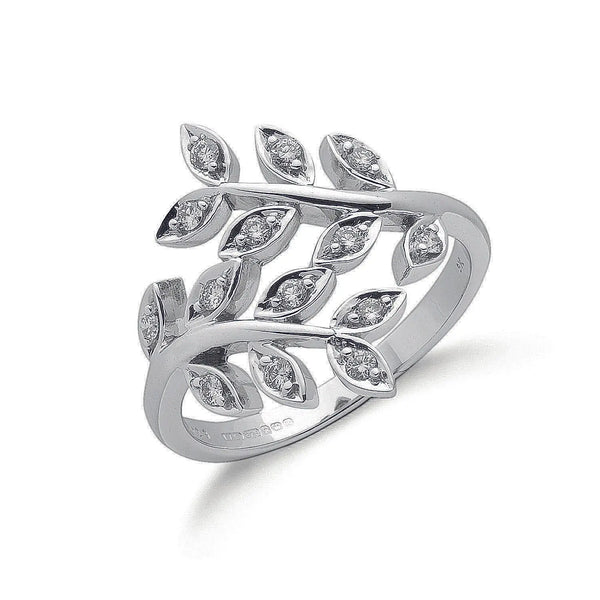 9ct W/G 0.25ct Diamond Ring Hanron Jewellery