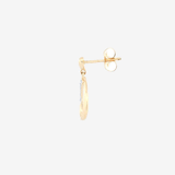 9ct Yellow Gold 0.04ct Diamond Drop Earrings JN