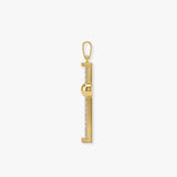 9ct Yellow Gold Natural Diamond Cross