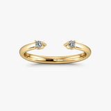 "Ada" Open Design 0.10ct Diamond Eternity Ring ET4