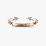 "Ada" Open Design 0.10ct Diamond Eternity Ring ET4