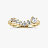 "Aeris" 0.60ct Bold Diamond Wave Shaped Eternity Band ET29