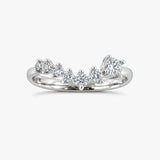 "Aeris" 0.60ct Bold Diamond Wave Shaped Eternity Band ET29