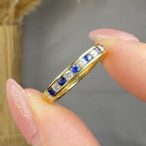 "Aeriselle" 0.64 Carat Round Cut Natural Diamond Half Eternity Ring MSR811