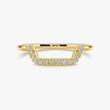 "Alexi" Micro Set 0.20ct Diamond Square Shaped Eternity Ring ET22