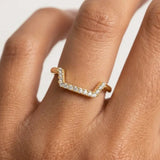 "Alexi" Micro Set 0.20ct Diamond Square Shaped Eternity Ring ET22