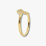 "Alexi" Micro Set 0.20ct Diamond Square Shaped Eternity Ring ET22