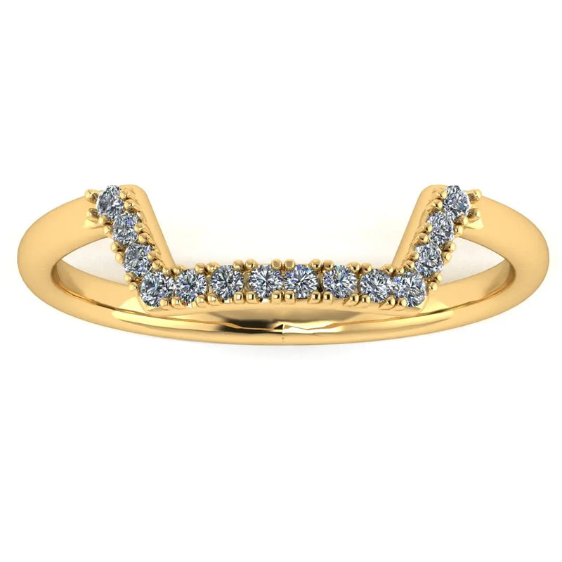 "Alexi" Pavé Square Shaped Eternity Ring ET22 - HEERA DIAMONDS