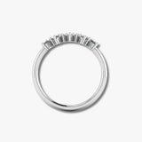 "Alora" Marquise and Round Brilliant Cut 0.40ct Diamond Shaped Eternity Ring ET32