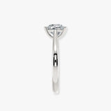 "Amora" 3.28 Carat Solitaire Heart Shape Cut Diamond Engagement Ring