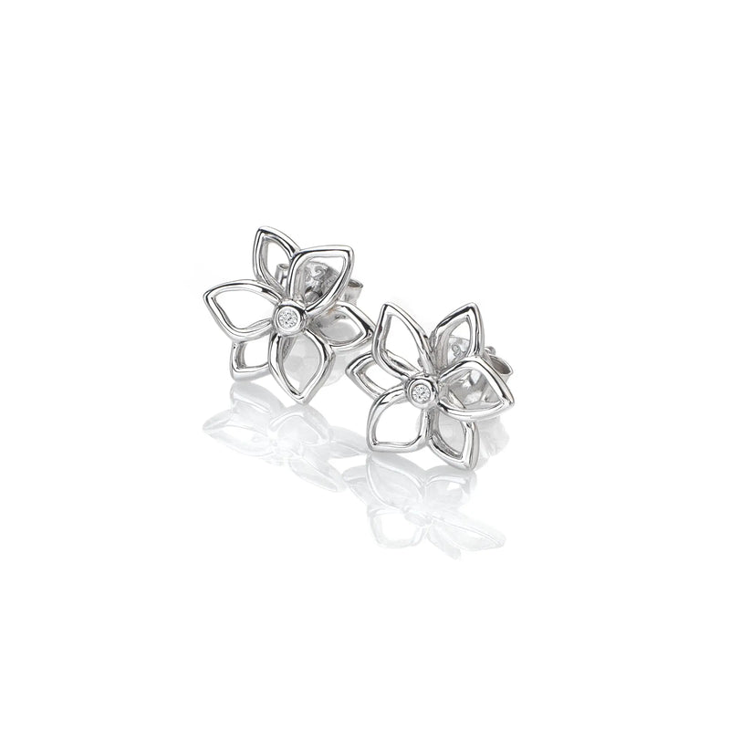 Amulets Flower Earrings Hot Diamonds