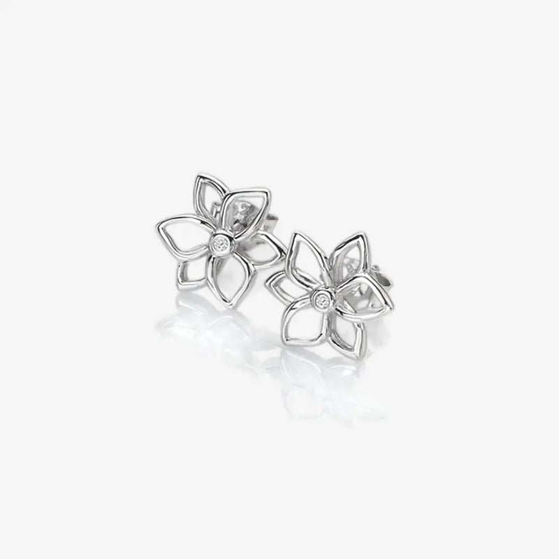 Amulets Flower Earrings Hot Diamonds
