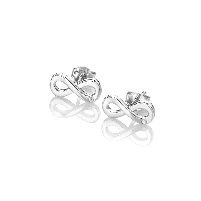 Amulets Infinity Earrings Hot Diamonds