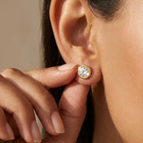 "Aria" 2 CT Solitaire Diamond Earrings HEERA DIAMONDS