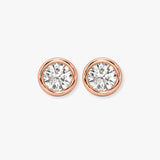 "Aria" 2 CT Solitaire Diamond Earrings HEERA DIAMONDS