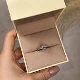 "Arianna" Oval Cut Diamond Shoulders Engagement Ring