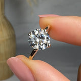 "Arlen" 1.71 Carat Round Cut Lab Grown Solitaire Diamond Engagement Ring HLR493