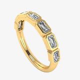 "Arlisse" 0.54 Carat Diamond Half Eternity Ring ET100