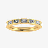 "Arlisse" 0.54 Carat Diamond Half Eternity Ring ET100
