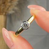 "Armonelle" 0.29 Carat Round Cut Natural Diamond Solitaire Engagement Ring MDR4155