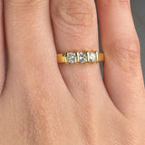 "Arvelle" 0.37 Carat Round Cut Natural Diamond Half Eternity Ring MDR2213