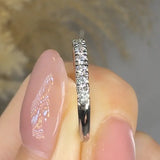 "Arvielle" 0.2 Carat Natural Diamond Half Eternity Ring HR1930 HEERA DIAMONDS