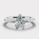 "Astrid" 1 Carat Solitaire Pear Cut Diamond Engagement Ring SSPS08