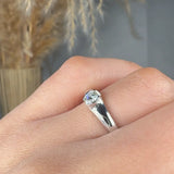 "Auren" 0.25 Carat Round Cut Natural Diamond Solitaire Engagement Ring MDR4410