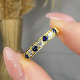 "Aurielle" 0.44 Carat Round Cut Natural Diamond Half Eternity Ring MSR790