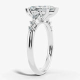 "Aurora" Marquise Cut 4 Carat Diamond Shoulder Matching Set Engagement Ring HEERA DIAMONDS