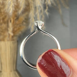 "Avel" 0.25 Carat Round Cut Natural Diamond Solitaire Engagement Ring MDR3363