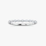 "Avelisse" 0.5 Carat Round Cut & Marquise Cut Diamond Half Eternity Ring ET118