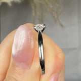 "Aveniquea" 0.56 Carat Round Cut Natural Diamond Solitaire Engagement Ring MDC790