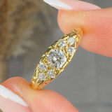 "Avenoir" 0.36 Carat Round Cut Natural Diamond Shoulder Engagement Ring MDR434 HEERA DIAMONDS
