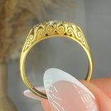 "Avenoir" 0.36 Carat Round Cut Natural Diamond Shoulder Engagement Ring MDR434 HEERA DIAMONDS