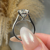 "Avenyx" 5.05 Carat Round Cut Solitaire Engagement Ring HLR642 HEERA DIAMONDS