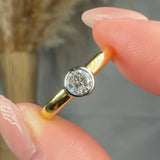 "Avessique" 0.40 Carat  Round Cut Natural Diamond Solitaire Engagement Ring MDR3607