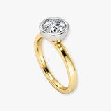 "Avessique" 0.40 Carat  Round Cut Natural Diamond Solitaire Engagement Ring MDR3607