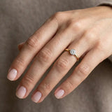 "Avessique" 0.40 Carat  Round Cut Natural Diamond Solitaire Engagement Ring MDR3607