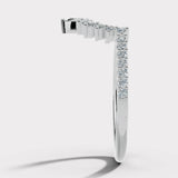 "Avi" V Shape 0.44ct Diamond Eternity Ring ET55