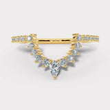 "Avi" V Shape 0.44ct Diamond Eternity Ring ET55