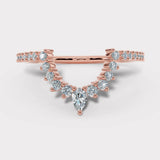 "Avi" V Shape 0.44ct Diamond Eternity Ring ET55